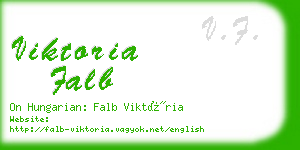 viktoria falb business card